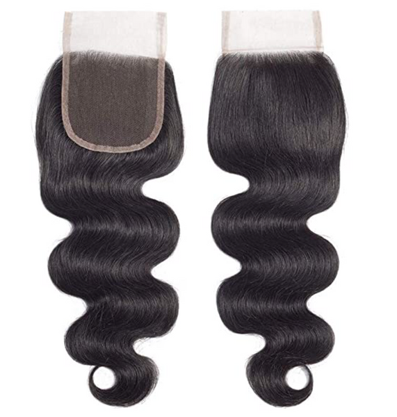 4x4 Brazilian Body Wave Closures