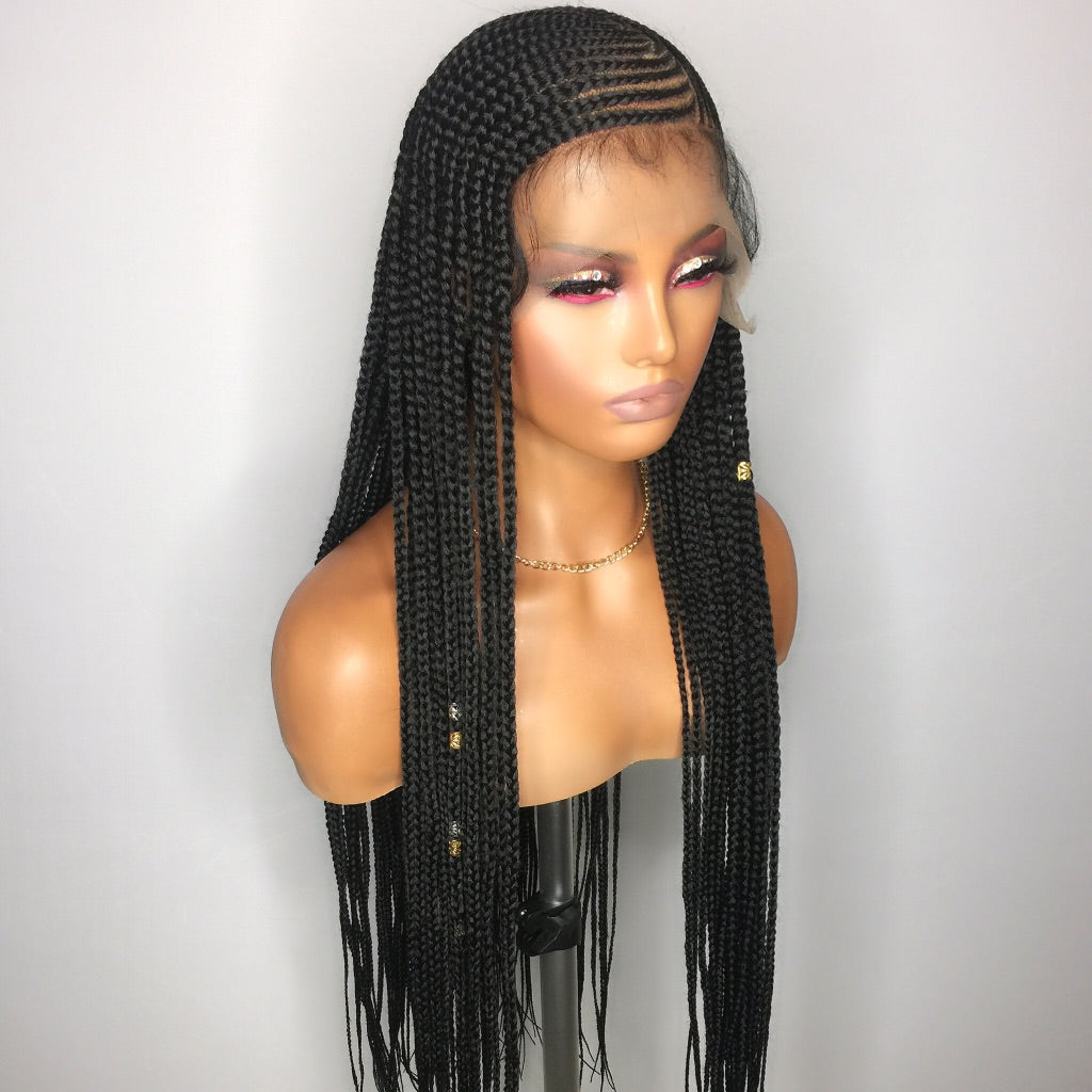 Side Part Tribal Braids Vibrantstrands